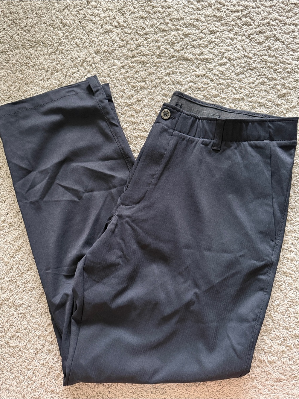 Under Armour Men's Black Stretch Golf Dress Pants